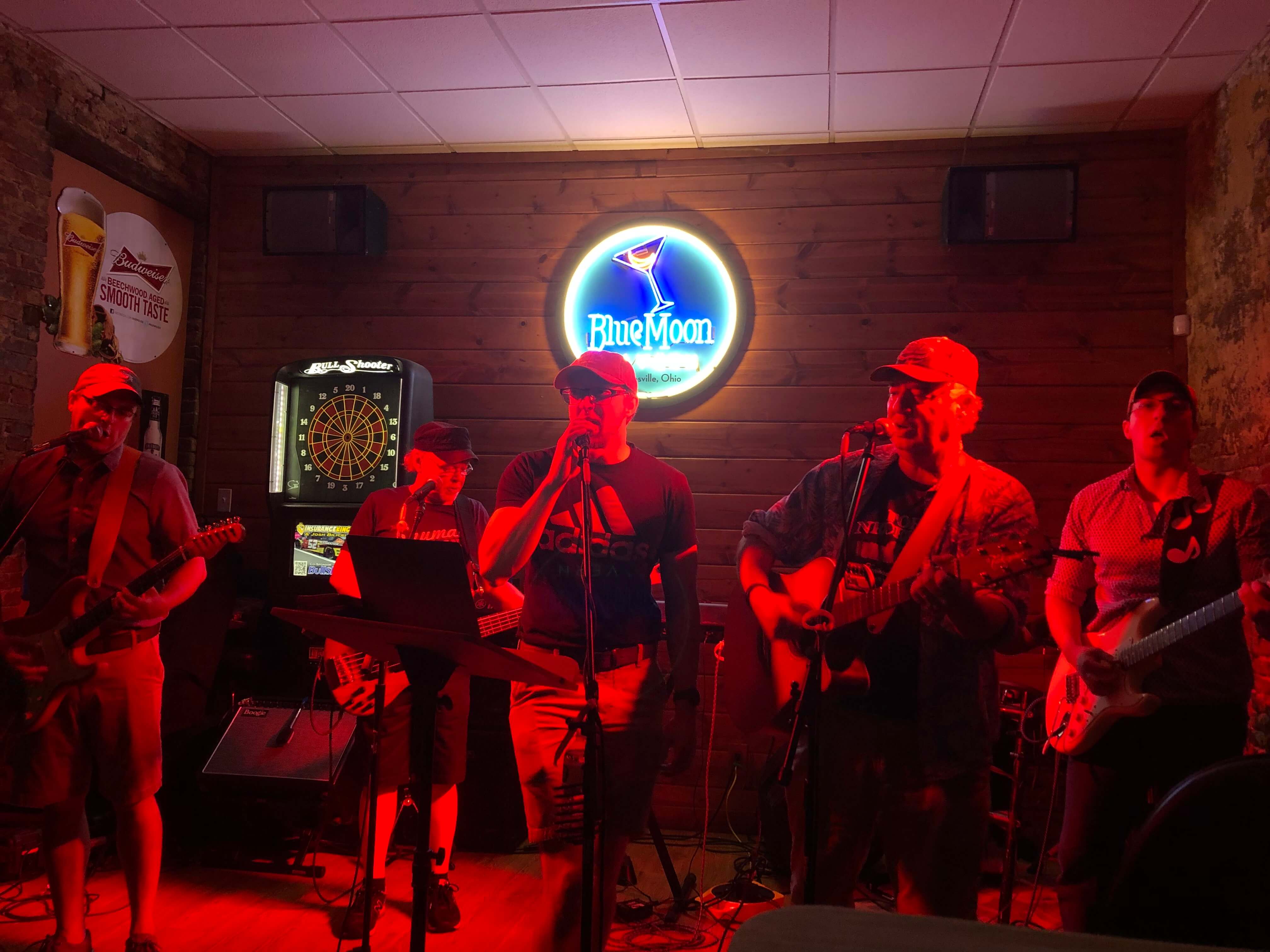 Band Playing at the Blue Moon Tavern in Barnesville